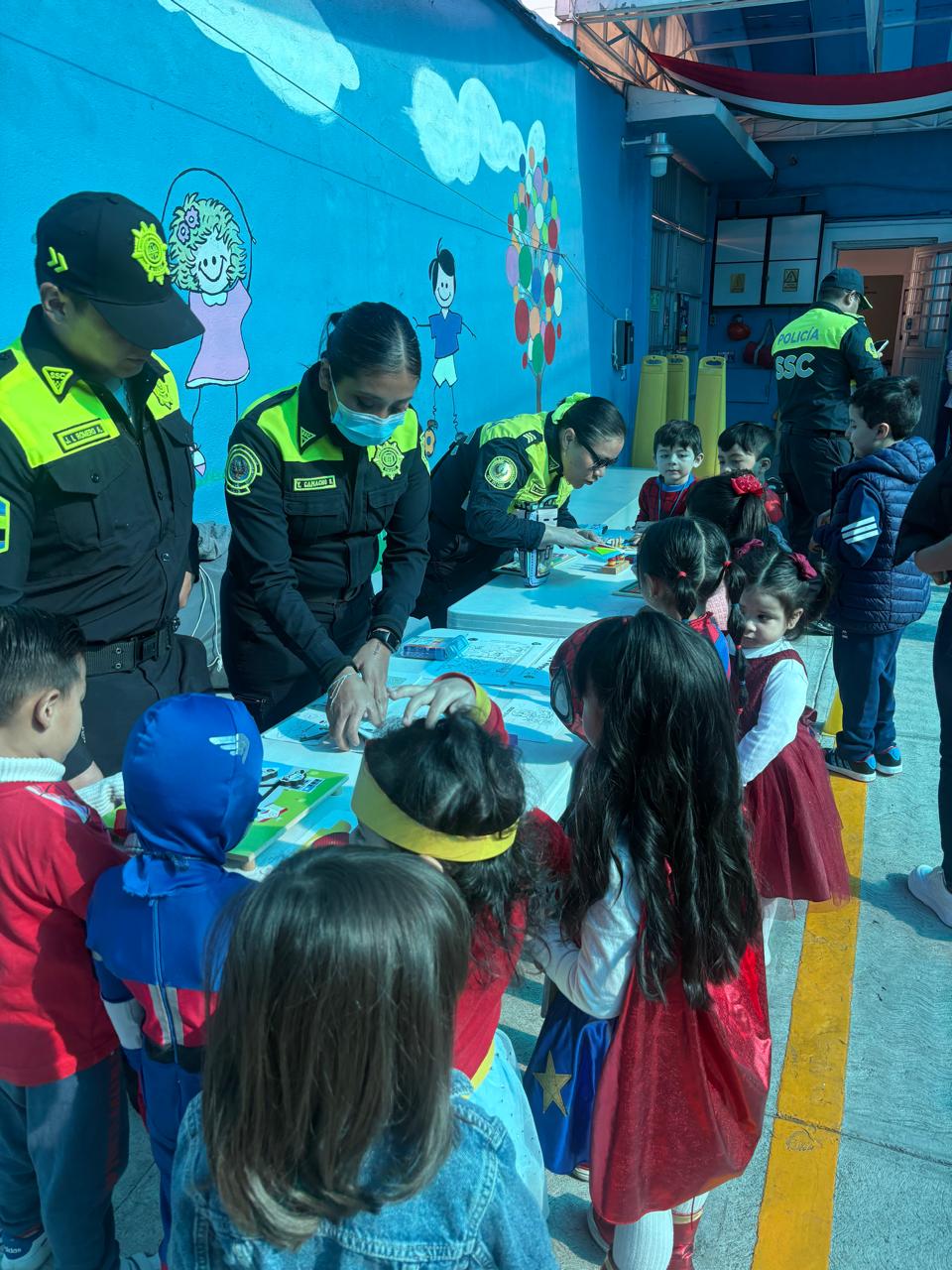 Taller de seguridad vial con la policía