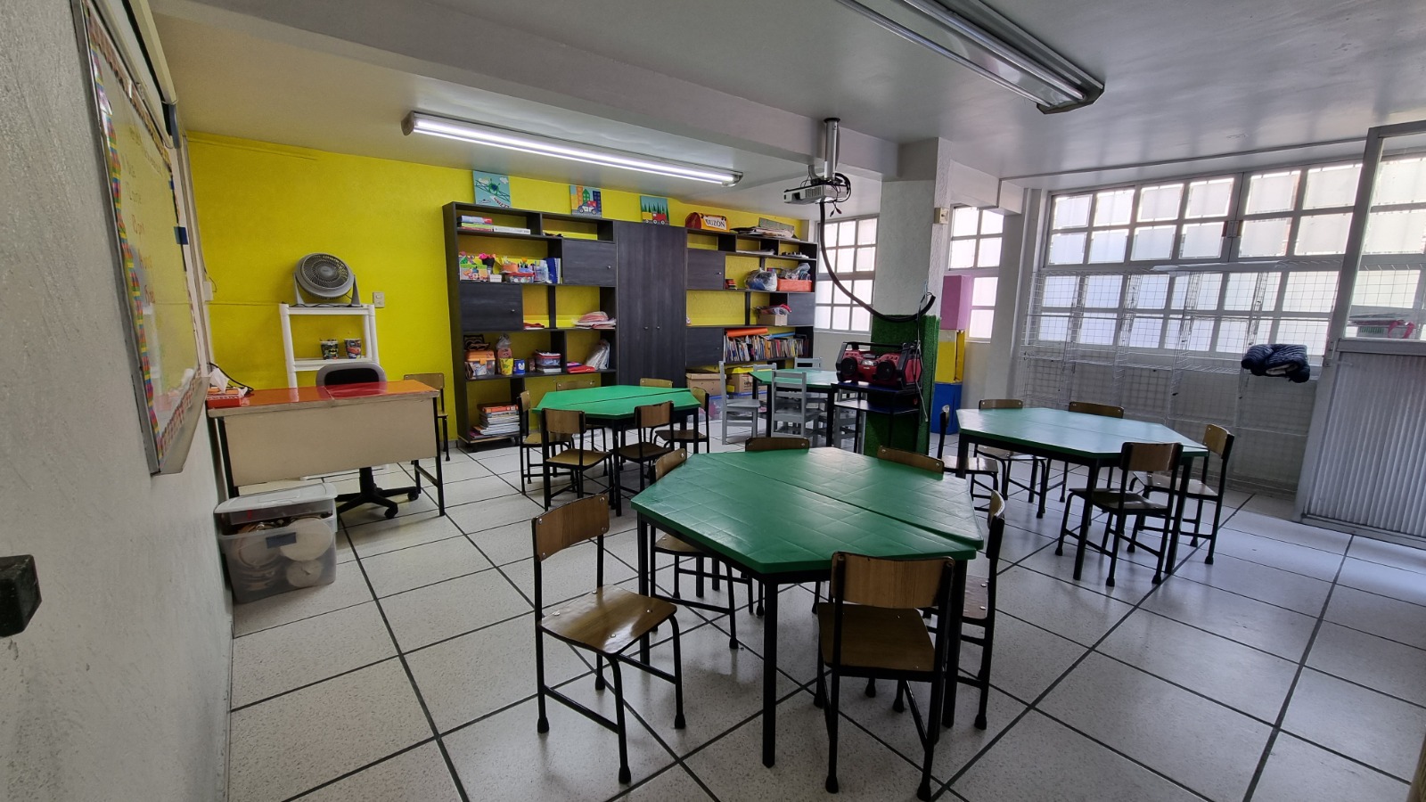 Salón de preescolar del Instituto Guillermo Marconi